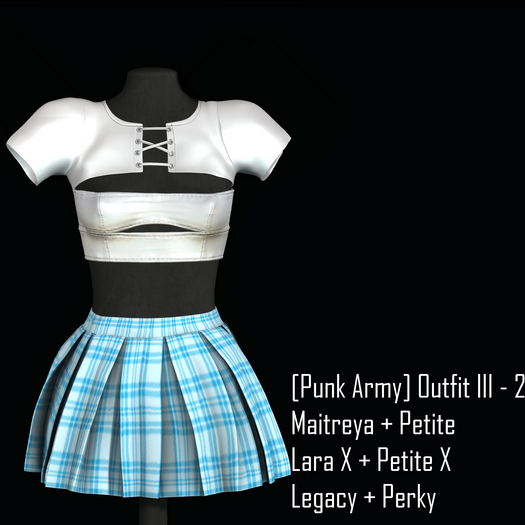 Second Life Marketplace - [Punk Army] Outfit III - 2 DEMO